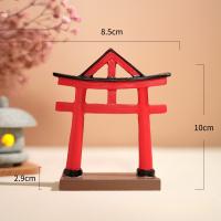 Mini Puerta Torii Japonesa Estilo Shinto Para Jardín Arquitectura Asia Adorno De Casa Miniatura Decoración De Acuario Decoración Chino - details 8
