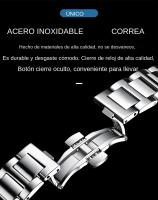 Reloj De Pulsera De Cuarzo Para Hombre POEDAGAR Marca De Lujo Acero Inoxidable Impermeable Luminoso Con Fecha Reloj De Negocios Cuadrado - details 7
