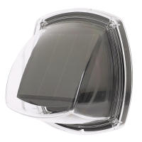 Aktive - Set 12 apliques solares LED, luz blanca 3 lm, panel solar, autonomía 8h, sensor de luz, alcance 1,5m, IP44, instalación sin cables, tornillos incluidos, ideal jardines y terrazas - details 5