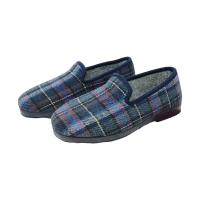 Zapatilla clásica de cuadros para hombre, marca ALCALDE - Comodidad en casa. - details 4