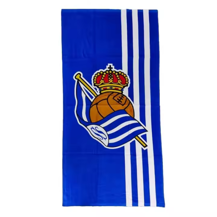 Toalla Real Sociedad playa tamaño 75x150cm producto oficial TOARS84254 - 1