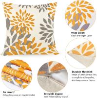 Juego de 4 Fundas de asiento de 45x45 cm, con inscripción «Home Sweet Home», Funda Decorative para sofá con Cremallera Oculta, Navidad - details 2