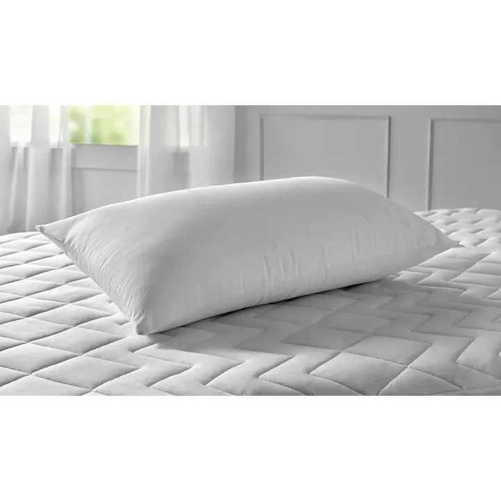 ARISE SHOP-Almohada de Fibra Antiácaros - Hipoalergénica, Transpirable, Firmeza Baja, Para Dormir Boca Abajo y Boca Arriba - 1