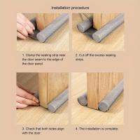 1pc Tira De Sellado Para Puerta EVA 93cm Aislante De Ruido Y Viento Preservación Del Calor Y Protección Contra Polvo Para Puerta Y Ventana - details 4