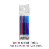 Juego De 3 En 1 De Bolígrafos Mágicos Con Tinta Erasable 0.5mm Negro/Azul/Rojo Material Plástico Para Escuela Y Oficina - details 5