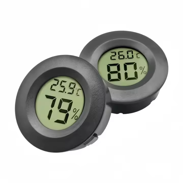 1Pcs Mini Termómetro Y Higrómetro Digital LCD Para Nevera Y Congelador Medidor De Temperatura Y Humedad Sensor Detector - 1