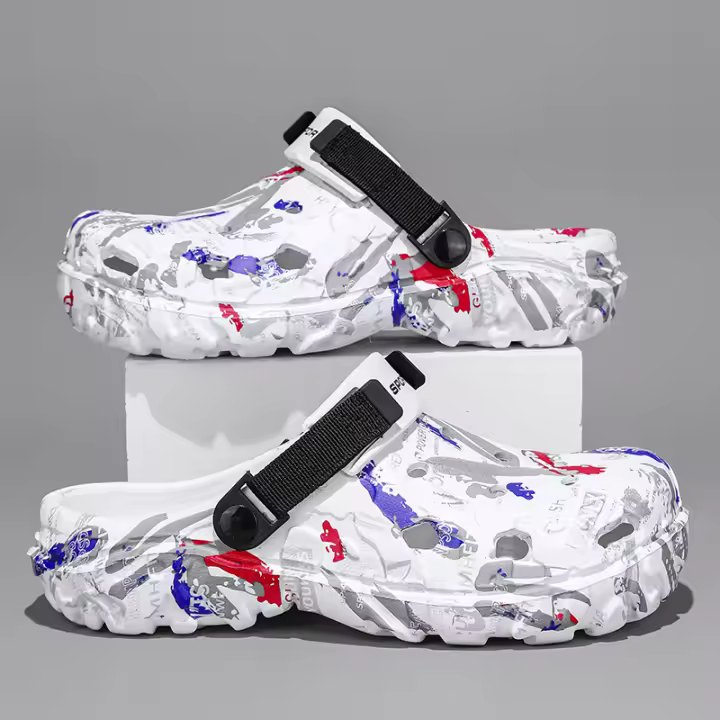 Nuevos Sandalias De Hombre Para Verano 2024 Mocasines De Jardín Al Aire Libre Zapatos Casuales Moda Lujo Confort Suave Tallas 40-47 - 1