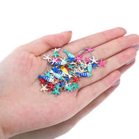 20pcs Colgantes De Acero Inoxidable En Forma De Delfín Octopus Caracol Estrella De Mar Para Creación De Joyas Collares Y Pendientes DIY - details 6