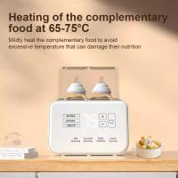 Calienta Biberones | Esterilizador Biberones | Calentador rápido de alimentos para bebés 8-En-1 y desfreezador Pantalla LCD Precise Control de Temperature Para Leche Maternal (Baby Food) - details 3