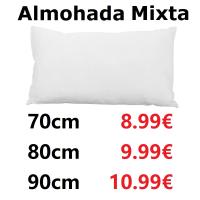 Almohada de 135cm mixta fibra, medidas (135 x 40 cm),color blanco,cm,fespu - details 2
