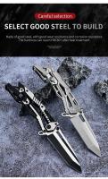 Cuchillo Mecánico Pulido Alta Dureza Fresa Fruta Acero Inoxidable Plegable Portátil Para Camping Y Uso Doméstico - details 3