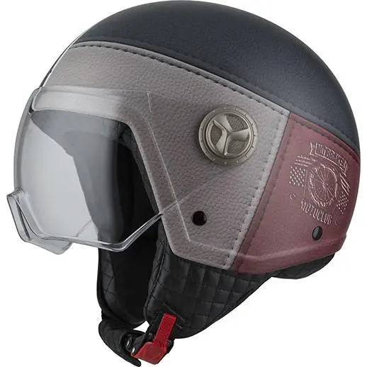 Casco de Moto Minijet Zeta 2 NZI - Clásico Moderno, Confortable, Ligero - 1