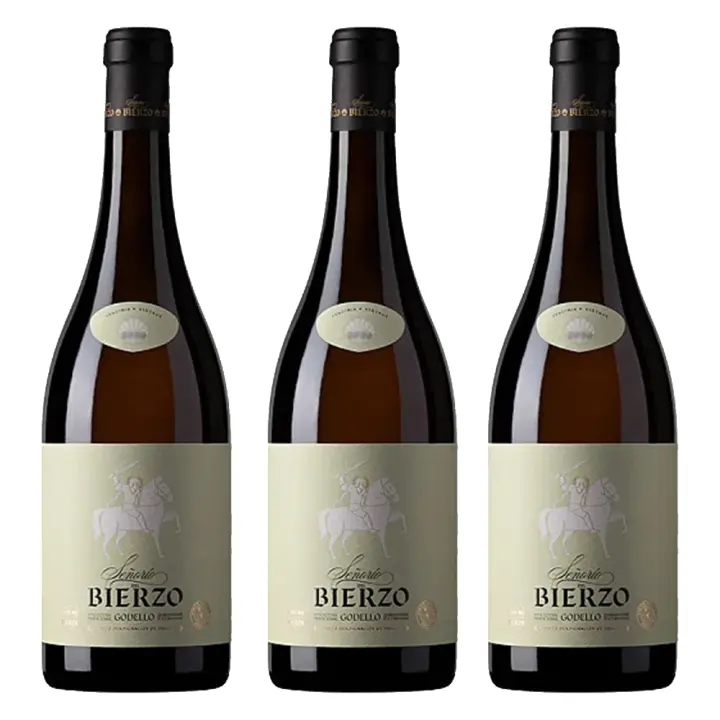 SEÑORIO DEL BIERZO. VINO BLANCO ESPECIAL 100% GODELLO. ESTUCHE 3 BOTELLAS. VINOS GUERRA - 1
