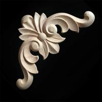 4pc Onlay De Esquina Carved De Madera Para Decoración De Muebles DIY Adorno De Marco Para Armario Y Armario - details 5