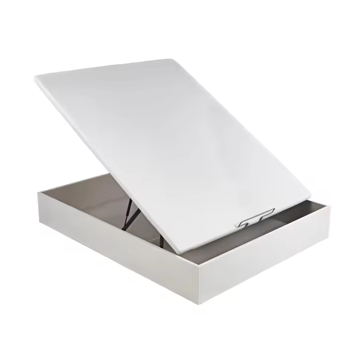 ROYAL SLEEP Canapé Abatible de Gran Capacidad, Tapa 3D Transpirable, Color Blanco Montaje y Retirada de Usado Incluido  - 1