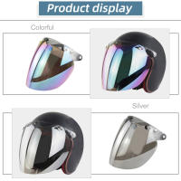 Visera De Motorbike Helmet Lente De Burbuja Antifog Y Anti-UV Con 3 Snap Para Protección Contra El Viento Accesorio De Motocicleta - details 3