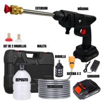 Club 4Family - Hidrolimpiadora Alta Presión Inalámbrica y Portátil con 2 Baterías Recargables - Kit Limpieza Coche - details 1