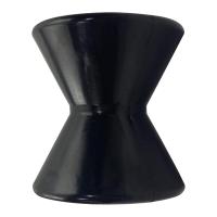 Rodillo De Arco Profesional Duradero 3.5" Accesorios De Alta Performance En Goma Pieza De Reserva Negra Para Remolques Y Botes - details 3