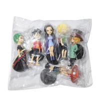Figuras De Acción Anime One Piece 6pcs/set PVC Muñecos Modelo Lindo Luffy Nami Zoro Colección Juguetes Completo En Venta - details 0