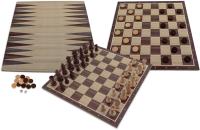JUEGOS DE MESA,ajedrez, damas y blackgammon, COD805371 de madera FSC 100% que proviene de bosques gestionados de madera sostenible y con un minimo uso de plasticos. Juegos para toda la familia y de alta durabilidad. Fomentando el ingenio y la intelegencia - details 0