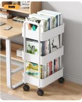 Carrito De Ruedas De Almacenamiento Móvil Estante De Libros Con 5 Niveles Para Cocina Y Dormitorio Carrito De Snacks Multicapa - details 13