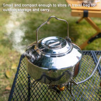 Tetera De Acero Inoxidable Para Exteriores Con Mango Cerrado Portátil Para Camping Y Picnics Cocina Al Aire Libre 1L Accesorio De Cocina - details 4