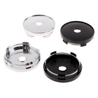 Juego De 4 Cubiertas De Eje De Rueda Para Coche 60mm Compatible Con 65mm Negro Accesorios De Estilo Para Rines De Coche Material Plástico - details 0