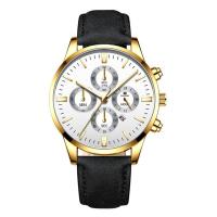 Reloj De Pulsera Para Hombres Y Mujeres Minimalista Elegante Reloj De Cuarzo De Moda Resistente Al Agua 3Bar Material De Cuerda Simulada Y Caso De Bronce - details 6