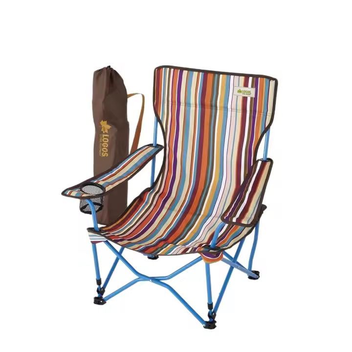 Silla Plegable de Playa - Ultra Liviana y Portátil, Perfecta para Campamentos y Aventuras al Aire Libre - Comodidad y Estilo en Cada Viaje, LOGOS - 1