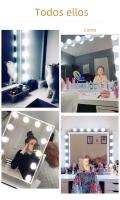 Lámpara De Espejo De Maquillaje LED Desmontable Profesional Luz De Cosméticos USB Para Vestíbulo De Hollywood Iluminación De Mesa De Vestir - details 10