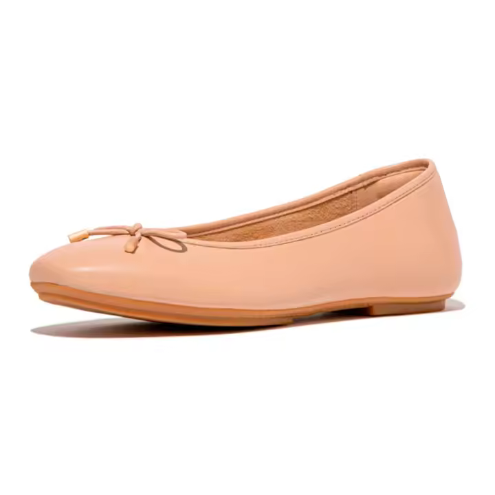 Fitflop Bailarinas Delicato Bow Soft Beige - 1