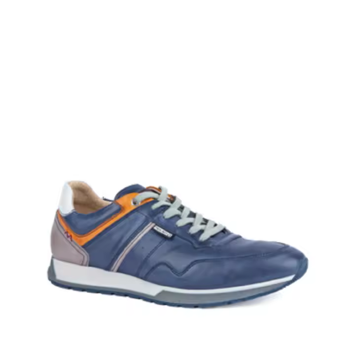 Pikolinos CAMBIL M5N-6319XL  zapato de hombre en piel azul con cordones, plantilla extraible Tallas XL - 1