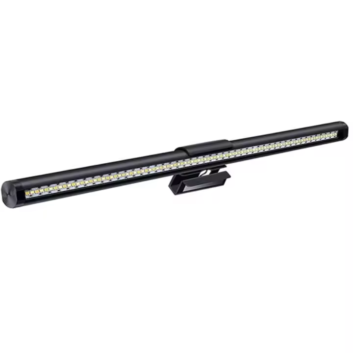 Lámpara De Escritorio RGB LED Para Pantalla De PC Luz De Lectura USB Control De Intensidad Sin Salto Soporte Para Colgar - 1