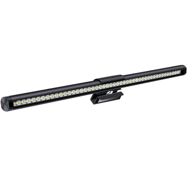 Lámpara De Escritorio RGB LED Para Pantalla De PC Luz De Lectura USB Control De Intensidad Sin Salto Soporte Para Colgar - 1