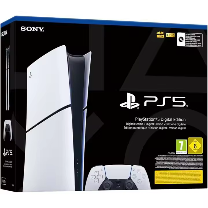 CONSOLA - PLAYSTATION 5 Edición digital (grupo de modelos slim) 825Gb - 1