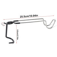 Soporte De Palas De Acero Inoxidable Para Luz Y Pala De Tenda Accesorio Portátil Para Pesca Y Caza Colgador De Linterna Para Camping Suministros Al Aire Libre - details 6
