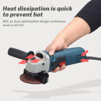 1000W 125mm Electric Angle Grinder Grinding Machine 6 Speeds Electric Cutting Machine DIY Woodworking Polishing Power Tool 220V - details 4