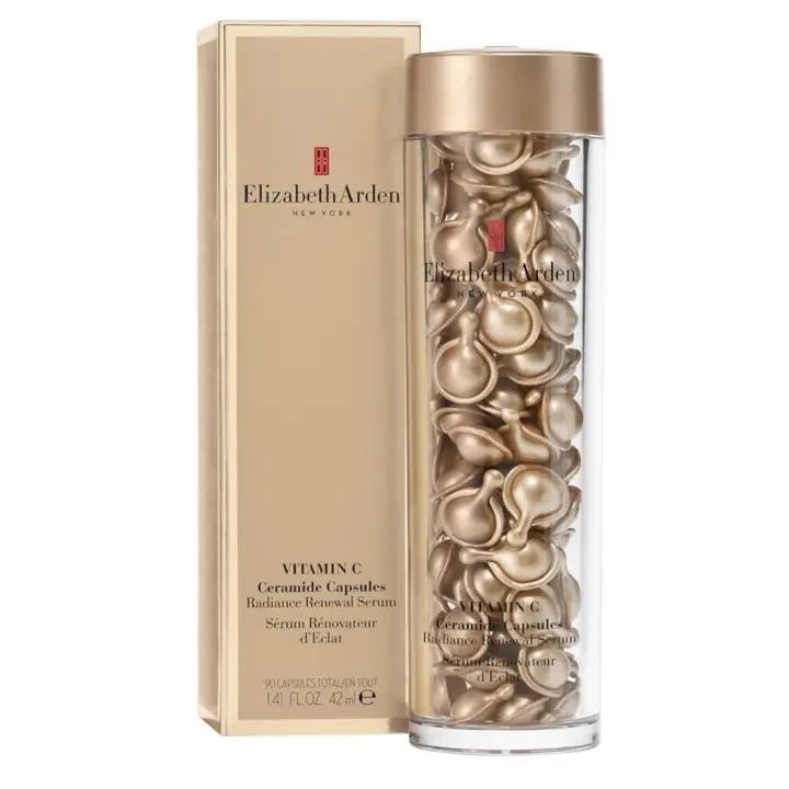 Elizabeth Arden 90 Cápsulas de Sérum de Vitamina C y Ceramidas/ Reducen el Envejecimiento de la Piel, Monodosis, Aplicar 1 al Día - 1