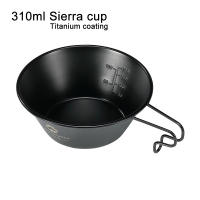 CAMPINGMOON Juego De 4 Piezas Sierra Bowl Y Taza De Acero Inoxidable Para Camping Y Picnics Con Bolsa De Almacenamiento Utensilios De Mesa Al Aire Libre - details 18