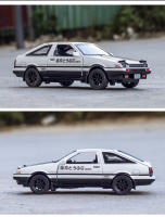 Coche De Colección Toyota AE86 1:32 Con Luz Y Sonido Puertas Abatibles Modelo De Metal Regalo Educativo Para Niños - details 8