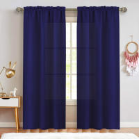 2PCS Cortinas De Color Sólido Con Bolsa De Mango Simple Para Filtering Luz Adecuadas Para Decoración De Sala De Estar Oficina Hogar Dormitorio - details 13