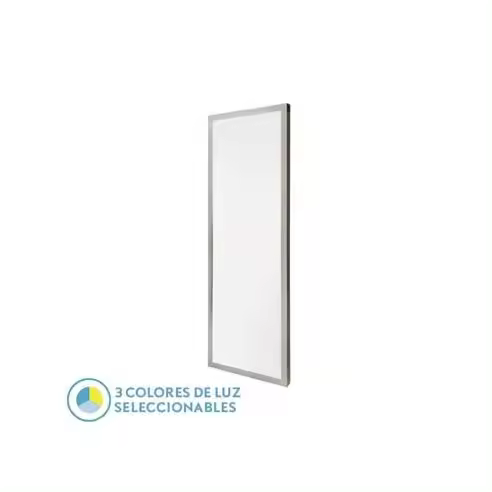 Panel Llano LED 72w 3000k-4000k-6500k 3,8x30x90 Cm Niquel 7200lm - FABRILAMP - 1