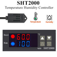 Controlador De Temperatura Y Humedad SHT2000 Termómetro Y Humidímetro Para Fermentación En Casa Termostato Y Humidistat Digital Para Incubador Interno - details 0