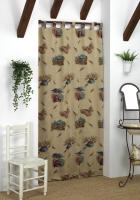 MAXHOME- Cortina Alpujarra  alpujarreña con trabillas -140x260cm Para Interior/Exterior - details 1
