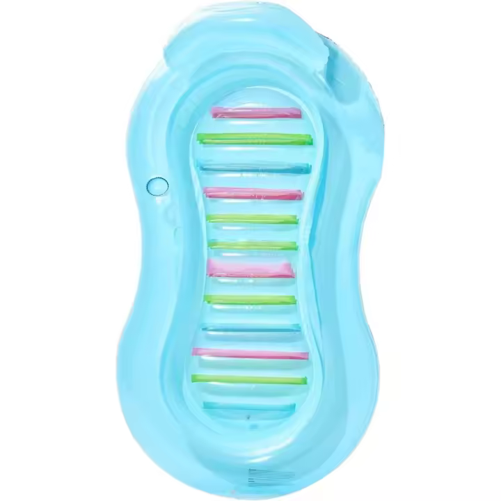 Flotador Inflable Para Piscina, Flotador Inflable Para Bronceado En Piscina Para Adultos, Colchoneta Flotante Para Actividades Al Aire Libre Con Portavasos Para Días Calurosos En Playa Piscina O Jardí - 1