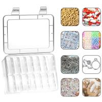 12-pack Plast Clear Storage Boxes Organizer Small Storage Container - details 1