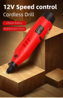 Mini Taladro Eléctrico 12V Herramienta Rotativa Sin Cable Con Accesorios De Pulido Dremel Herramientas De Grabado Y Pulido Para DIY En El Hogar - details 0