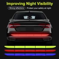 Etiqueta Reflector Para Coche 90cm Cinta De Seguridad Anticollisión Para Maletero Advertencia Nocturna Venta Individual - details 0