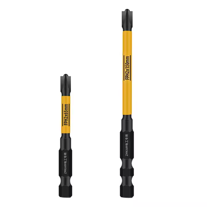 Juego De Puntas De Destornillador Magnético Para Eléctricos FPH2 Herramienta De Impacto Para Circuitos Breaker Tamaños 65 110 150mm - 1