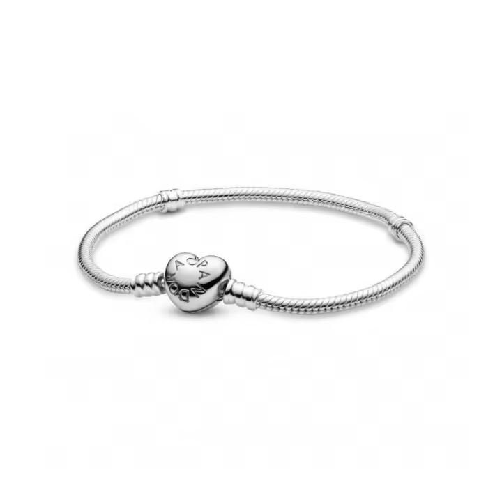 Pulsera PANDORA  corazón - 590719 - Pulsera para charms y abalorios de Pandora - Pulsera Original - 1